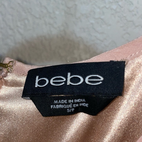 Bebe rose dust beaded dress - Picture 6 of 8
